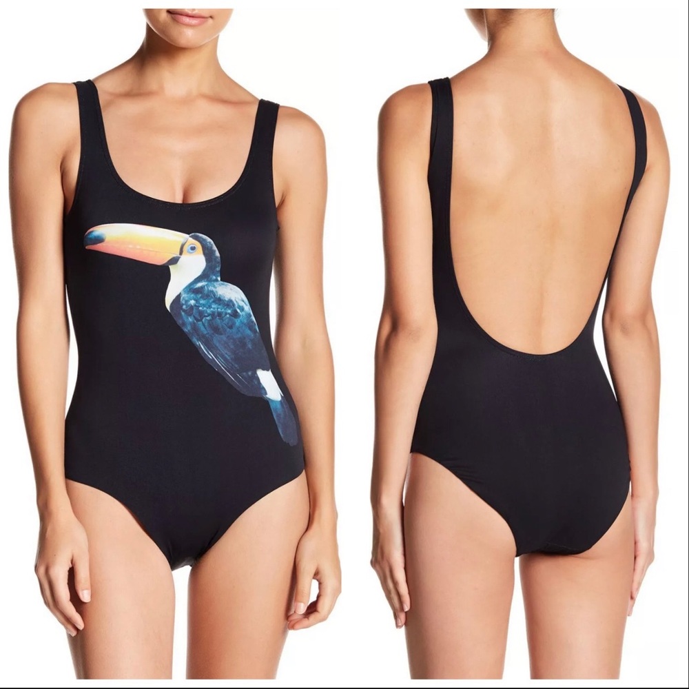 ONIA KELLY TOUCAN ONE PIECE SWIMSUIT Small NWOT